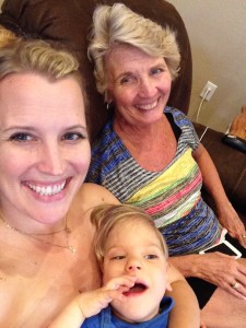 Enjoying the BEST Mother's Day with my sweet boy and my mom!!